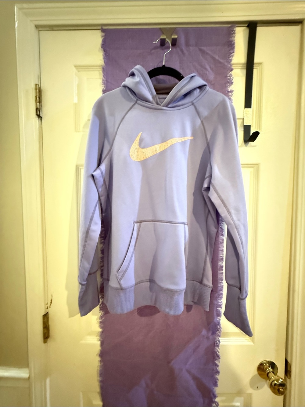 Nike Purple Therma-Fit Pullover Hoodie